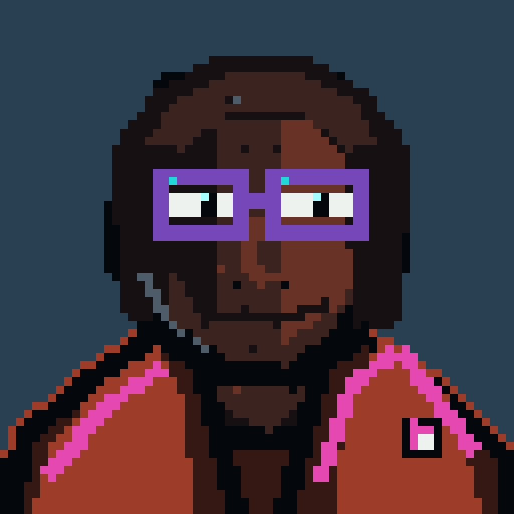 Proof Hunter pixel-art collectible